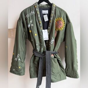 NWT Monoki by Diane Goldstein Karma Silk Kimono